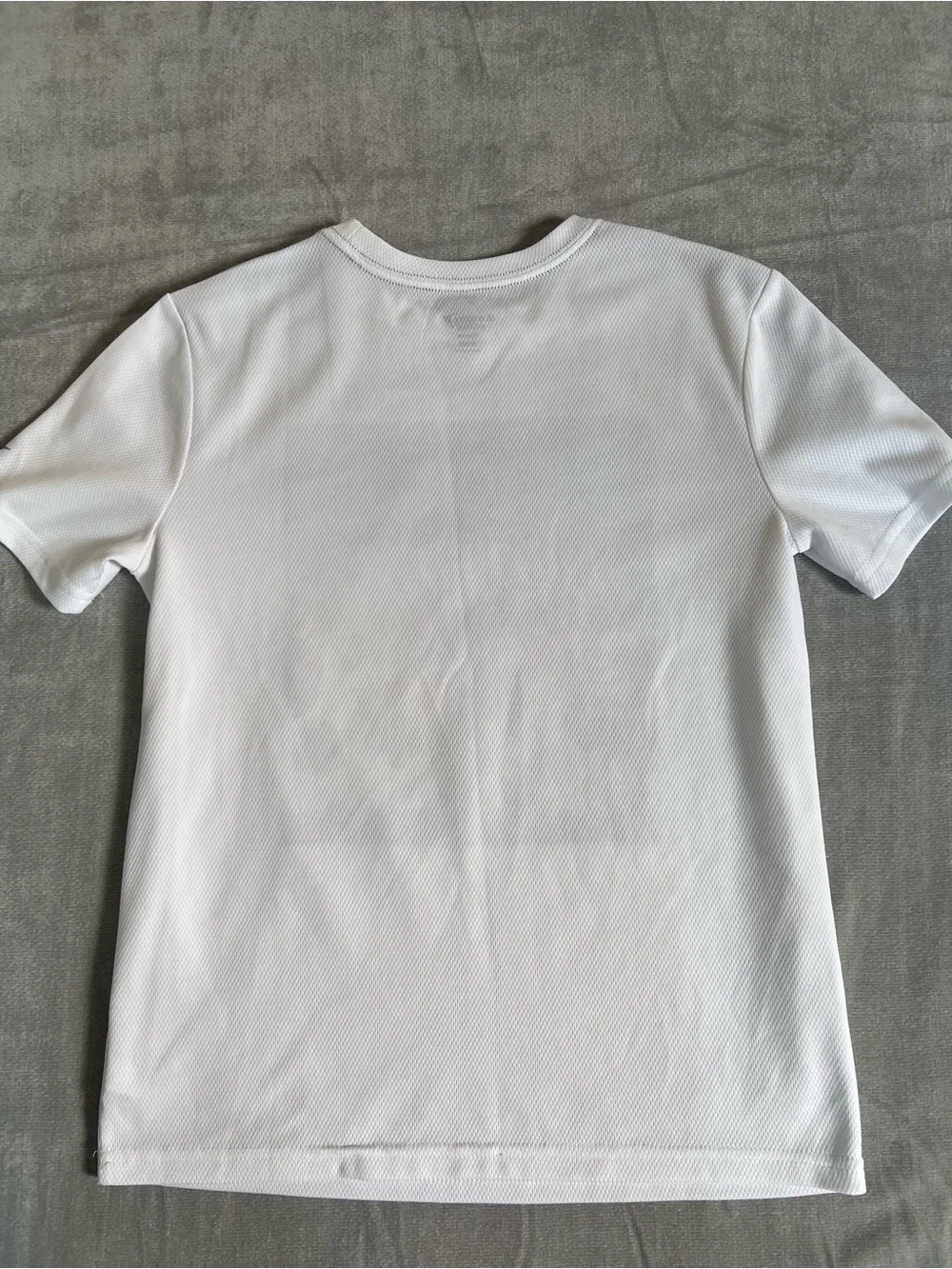 Boy’s Old Navy White Short Sleeve Tee with Multicolor Sunset Basketball Graphic